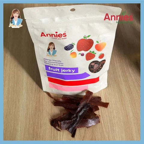 Miếng trái cây sấy dẻo hỗn hợp New Zealand Annie’s Fruit Jerky 100g - New Zealand