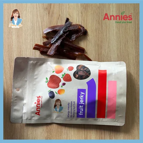 Miếng trái cây sấy dẻo hỗn hợp New Zealand Annie’s Fruit Jerky 100g - New Zealand