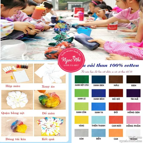 Thuốc Nhuộm Quần Áo Màu Xanh Đen