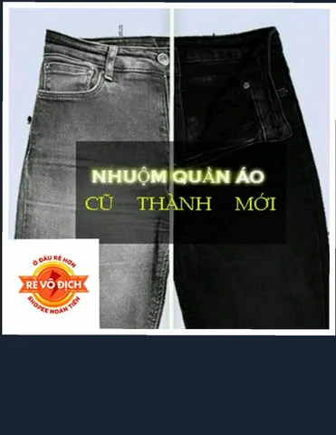 Thuốc Nhuộm Quần ÁO Xanh Đen