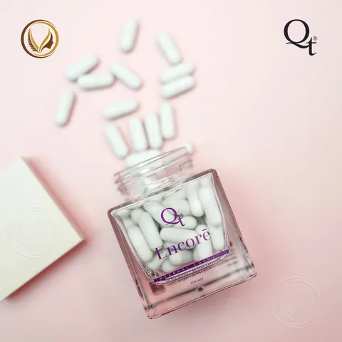 Viên uống dưỡng tóc, móng và giảm mụn New Zealand QT Encore 60 viên