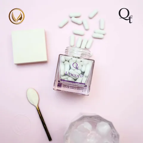 Viên uống dưỡng tóc, móng và giảm mụn New Zealand QT Encore 60 viên