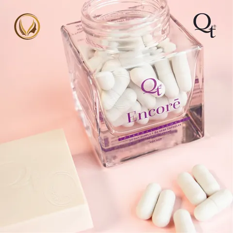 Viên uống dưỡng tóc, móng và giảm mụn New Zealand QT Encore 60 viên