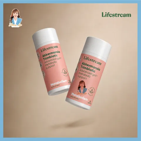 Viên uống hỗ trợ sức khỏe đường ruột và chuyển hóa Lifestream Akkermansia Trimbiotic 60 viên 824896