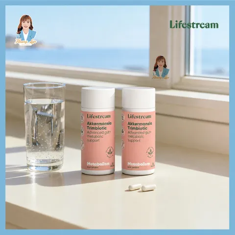 Viên uống hỗ trợ sức khỏe đường ruột và chuyển hóa Lifestream Akkermansia Trimbiotic 60 viên 824896