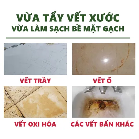 Tẩy Vết xước Gạch JIBAOJU - Tẩy sạch các vết bẩn ố vàng, vết trầy xước do chân chống xe máy, kéo đồ để lại hộp lớn