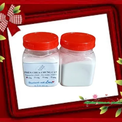 Bột phèn chua khử mùi hôi chân Leehouse chưng nguyên chất (Phèn phi)