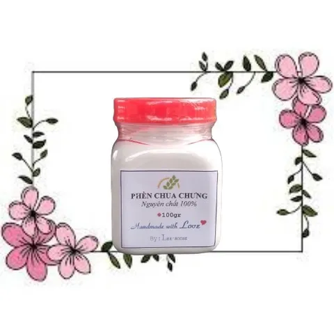 Bột phèn chua khử mùi hôi chân Leehouse chưng nguyên chất (Phèn phi)