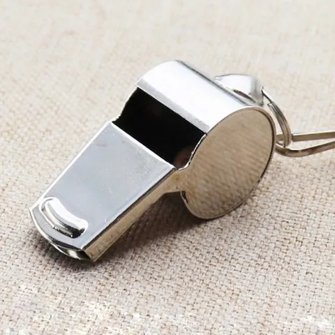 Còi hiệu lệnh trọng tài các môn thể thao  chất liệu inox 304 cao cấp tiếng thổi lớn , uy lực