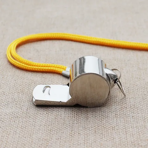 Còi hiệu lệnh trọng tài các môn thể thao  chất liệu inox 304 cao cấp tiếng thổi lớn , uy lực
