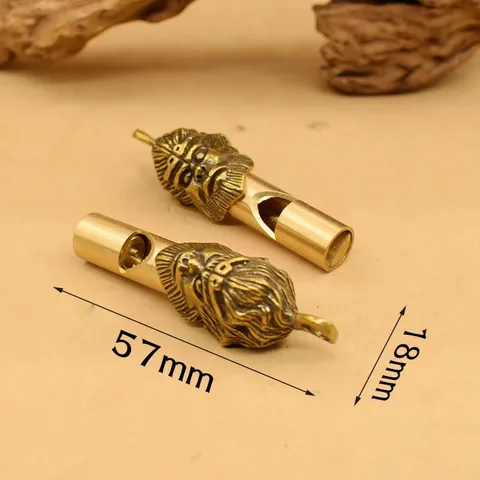 Còi tu huýt tôn ngộ không móc khoá còi thiết kế đồng thau dùng huấn luyện chim đại bàng hoặc du lịch liên lạc ngoài trời