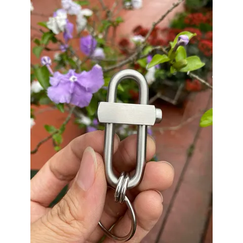 Móc khoá inox 304  cao cấp dày 8 ly cứng cáp