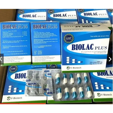 Men tiêu hoá BIOLAC PLUS lợi khuẩn cân bằng vi khuẩn đường ruột tiêu hóa tốt hơn min tui