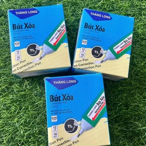 COMBO 10 BÚT XOÁ THĂNG LONG xoá sạch ,nhanh khô,an toàn sử dụng