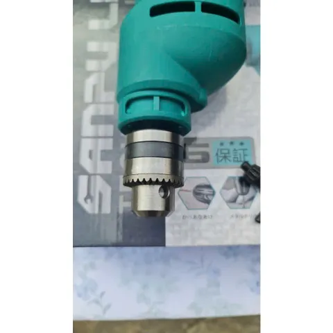 khoan vit điện sanpu- 10ly, Máy bắt vít công suất 620w, máy khoan điện mini cầm tay 825330