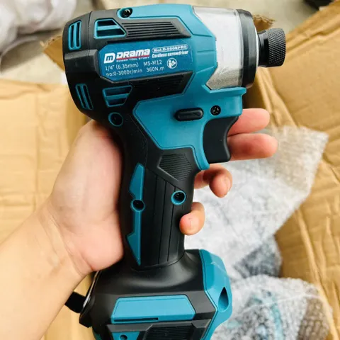 ⚡THÂN Máy Bắn Vít Dùng Pin Drama D-6668PRO 21V – Lực Siết 360Nm, Không Chổi Than, Tốc Độ Cao, Máy Siết Bulong Mini 825333