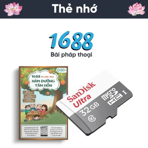 Thẻ Nhớ Pháp Thoại - Thư Viện 1688 Bài Hàm Dưỡng Tâm Hồn - BKEShop