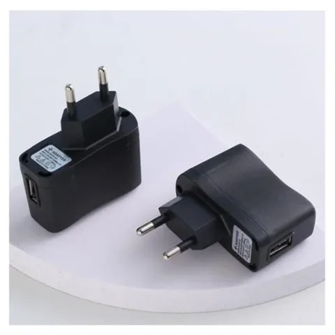 Cục Sạc USB 5V 0.5A Sạc Nhanh An Toàn, Củ Sạc Điện Thoại Cổng Usb Tiện Dụng - Cóc Sạc Đổi Đèn Báo Đầy (Màu Đen)