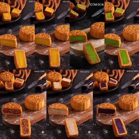 BÁNH TRUNG THU PHÚC TÂM AN GIA TRUYỀN 7 NHÂN 150GR CHAY MẶN DÙNG ĐƯỢC