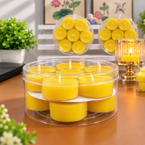 NẾN BƠ VIÊN CHÁY 5-6H , HỘP 14 VIÊN ,THƠM BƠ ,  KHÔNG KHÓI ĐEN