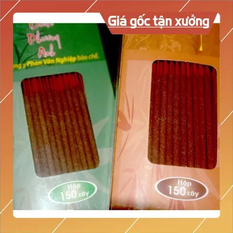 Nhang thảo dược Hoa Tâm Hương Hộp 300 cây dài 30cm CÓ HOẢ TỐC HM105
