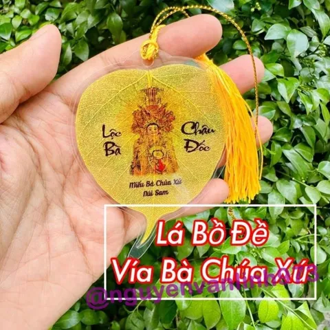 LOẠI 1 - Lá Bồ Đề Bà Chúa Xứ (Cầu làm ăn Tài Lộc) - Lá Thật Nguyên Bản