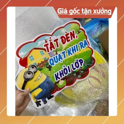 Bảng Hiệu Lệnh – Góc Lớp Học Trang Trí (Size 30x40cm, 20x30cm | Ép Plastic | Có Sẵn Băng Keo Dán) ĐẸP LẮM