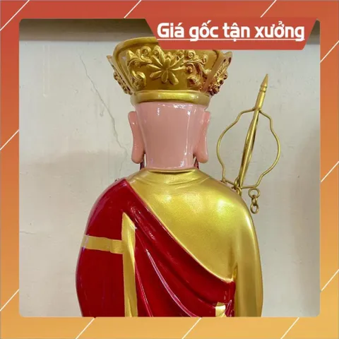 Tôn Tượng Địa Tạng Vương Bồ Tát Đứng 70cm Màu Vẽ  COMPOSITE