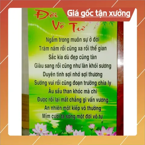 Tranh chữ cuộc sống treo tường nhiều mẫu có hoả tốc