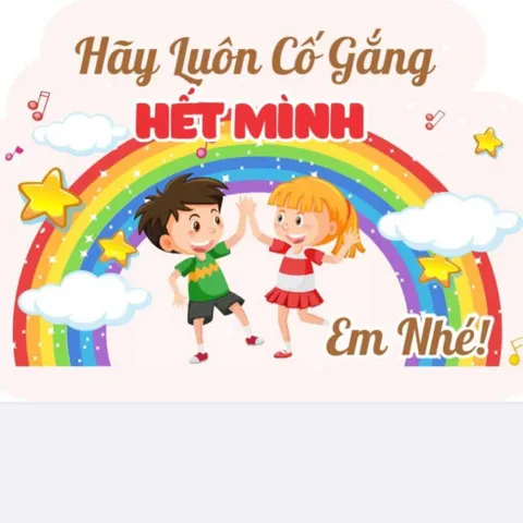 Trang trí lớp học và nhắc nhở học sinh. kích thước A3. Ép plastic, sẵn băng keo dán tường IN ĐẸP