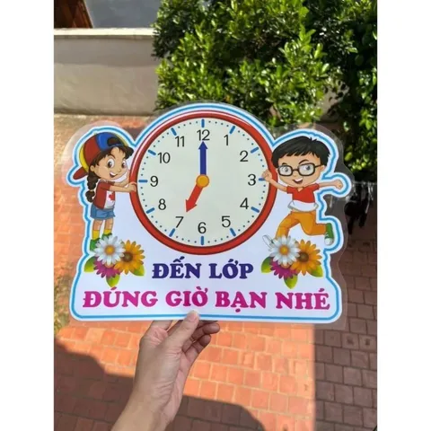 Trang trí lớp học và nhắc nhở học sinh. kích thước A3. Ép plastic, sẵn băng keo dán tường IN ĐẸP