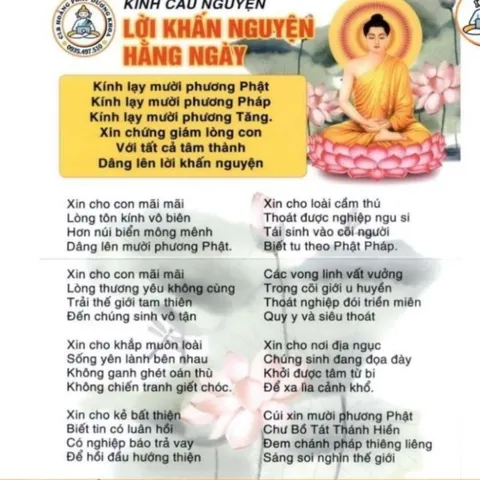 Tờ lời khấn nguyện hàng ngày a4  và a3 CÓ 4 MẪU cực đẹp