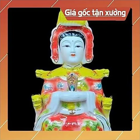 TƯỢNG CỬU THIÊN HUYỀN NỮ MEN SỨ 30CM ĐÀI LOAN