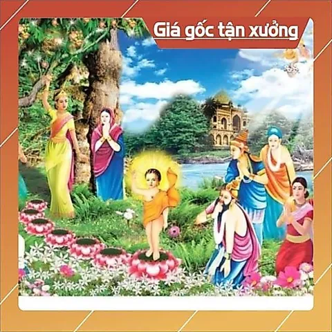 8 MẪU TRANH PHẬT ĐẢN IN MÀU ÉP PLASTICS NHIỀU CỠ CỰC ĐẸP NĂM 2024