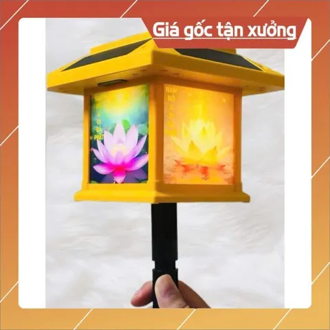 Đèn Niệm Phật Năng Lượng Mặt Trời Có 75 Bài BẬT SÁNG VỀ ĐÊM