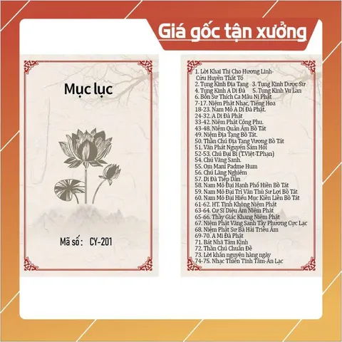 Đèn Niệm Phật Năng Lượng Mặt Trời Có 75 Bài BẬT SÁNG VỀ ĐÊM