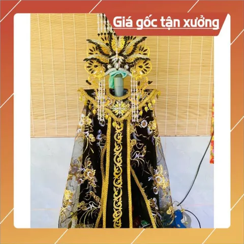 Áo mão mẹ diêu trì cao cấp cho tượng 70cm