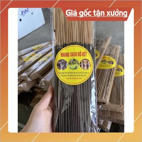 1 kí Nhanh Bồ kết - Nhang sạch 100%, không hoá chất 40cm