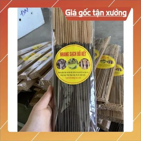 1 kí Nhanh Bồ kết - Nhang sạch 100%, không hoá chất 40cm
