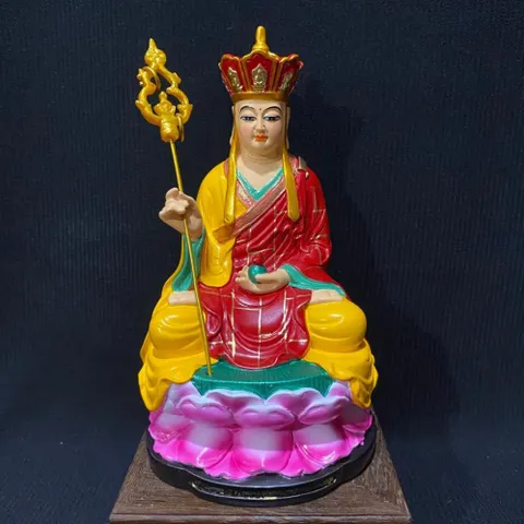 Tượng Địa Tạng Vương Bồ Tát Ngồi 17cm CÓ HOẢ TỐC NHIỀU MÀU