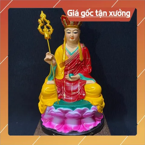 Tượng Địa Tạng Ngồi 16cm Nhựa Composite nhiều màu có hoả tốc