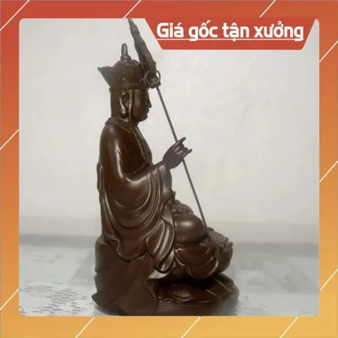 Tượng Địa Tạng Ngồi 16cm Nhựa Composite nhiều màu có hoả tốc