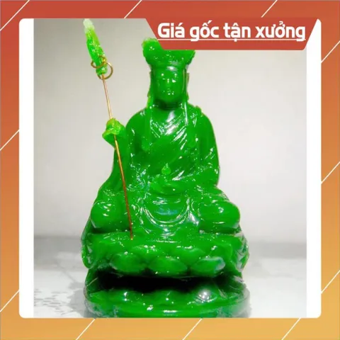 Tượng Địa Tạng Ngồi 16cm Nhựa Composite nhiều màu có hoả tốc