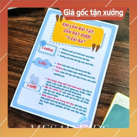 Bộ Quy Tắc Gia Đình Cho Trẻ Quy Tắc Học Tập Quy Tắc Ứng Xử Bộ 10 Tờ Đồ Chơi Giáo Dục Phát Triển Trí Tuệ