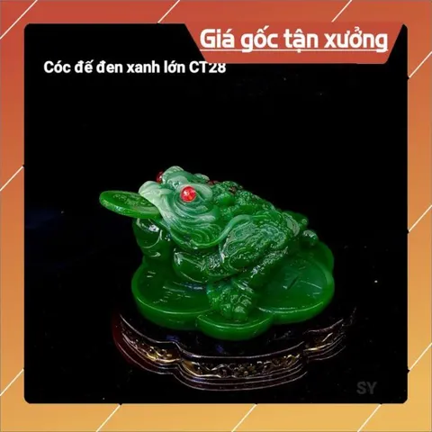 Cóc ( thiềm thừ ) bột đá cao cấp ngang 12cm, cao 8cm nhiều màu