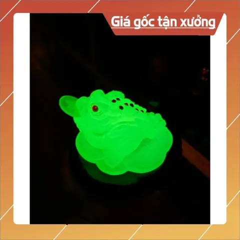 Cóc ( thiềm thừ ) bột đá cao cấp ngang 12cm, cao 8cm nhiều màu