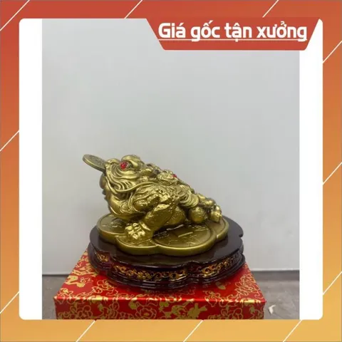 Cóc ( thiềm thừ ) bột đá cao cấp ngang 12cm, cao 8cm nhiều màu