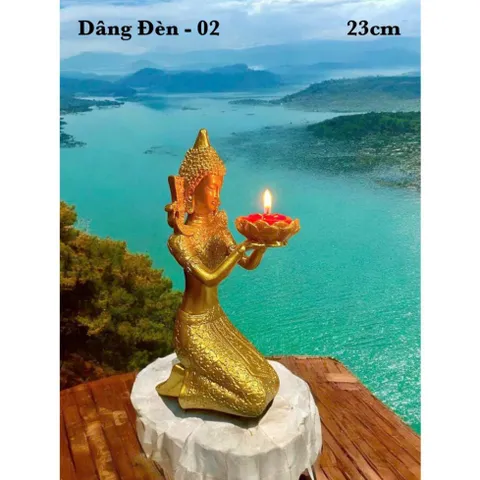 1 TƯỢNG CHƯ THIÊN DÂNG ĐÈN NẾN CAO 23CM (LẺ 1 TƯỢNG)