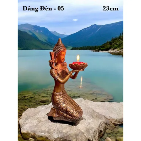 1 TƯỢNG CHƯ THIÊN DÂNG ĐÈN NẾN CAO 23CM (LẺ 1 TƯỢNG)