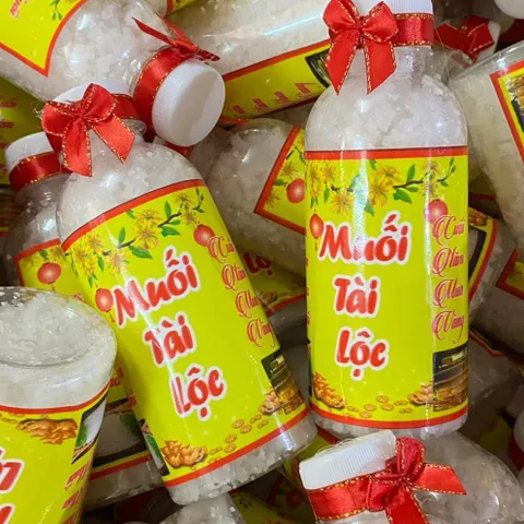 Chai Muối Tài Lộc Phong Thuỷ May Mắn Thờ Cúng Bàn Thần Tài Năm Mới Chiêu Tài Chiêu Lộc